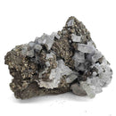 Blue Barite on Pyrite - Specimen