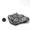 Blue Barite on Pyrite - Specimen
