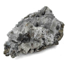 Blue Barite on Pyrite - Specimen
