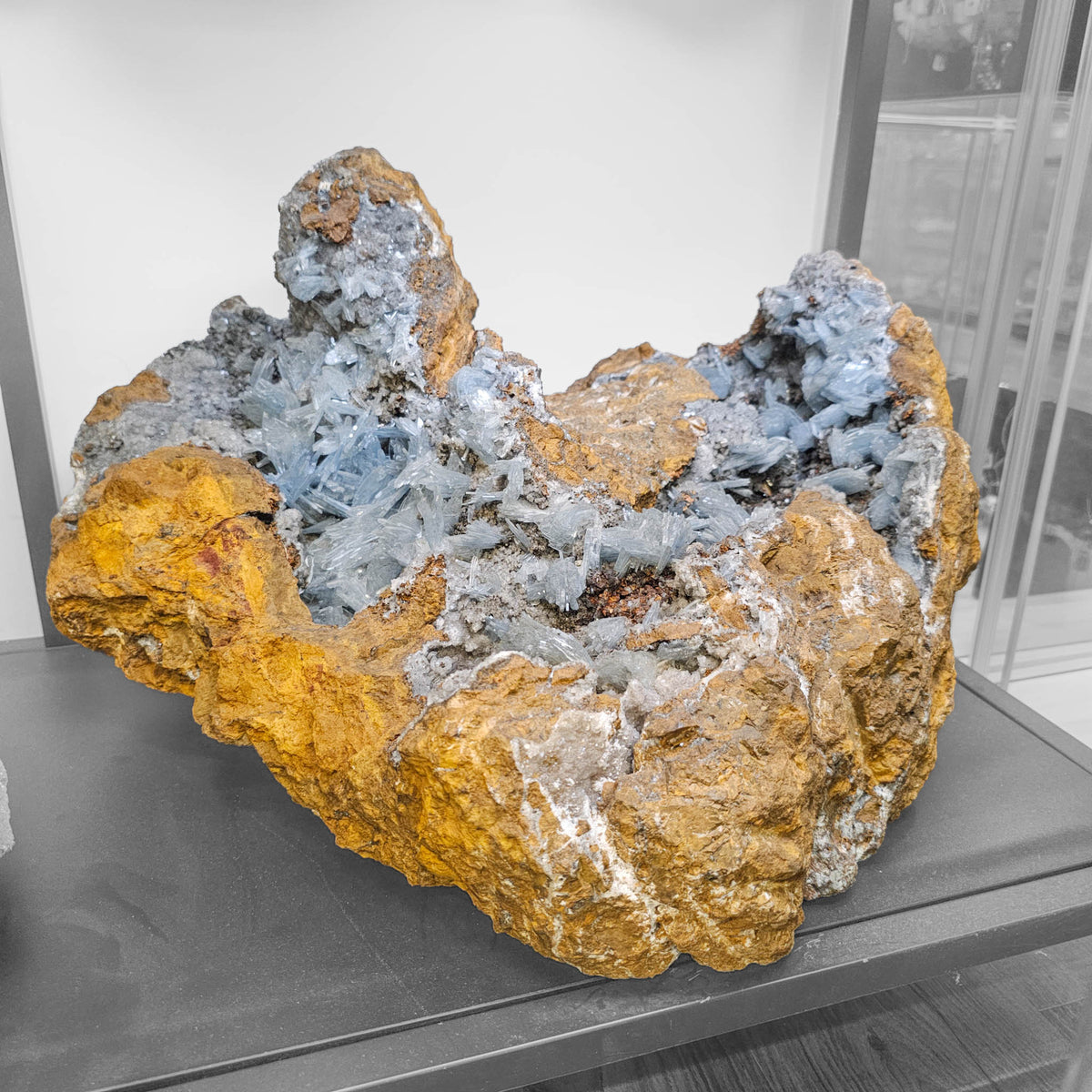 Blue Barite - Statement Specimen from Morocco, view 5 of 9