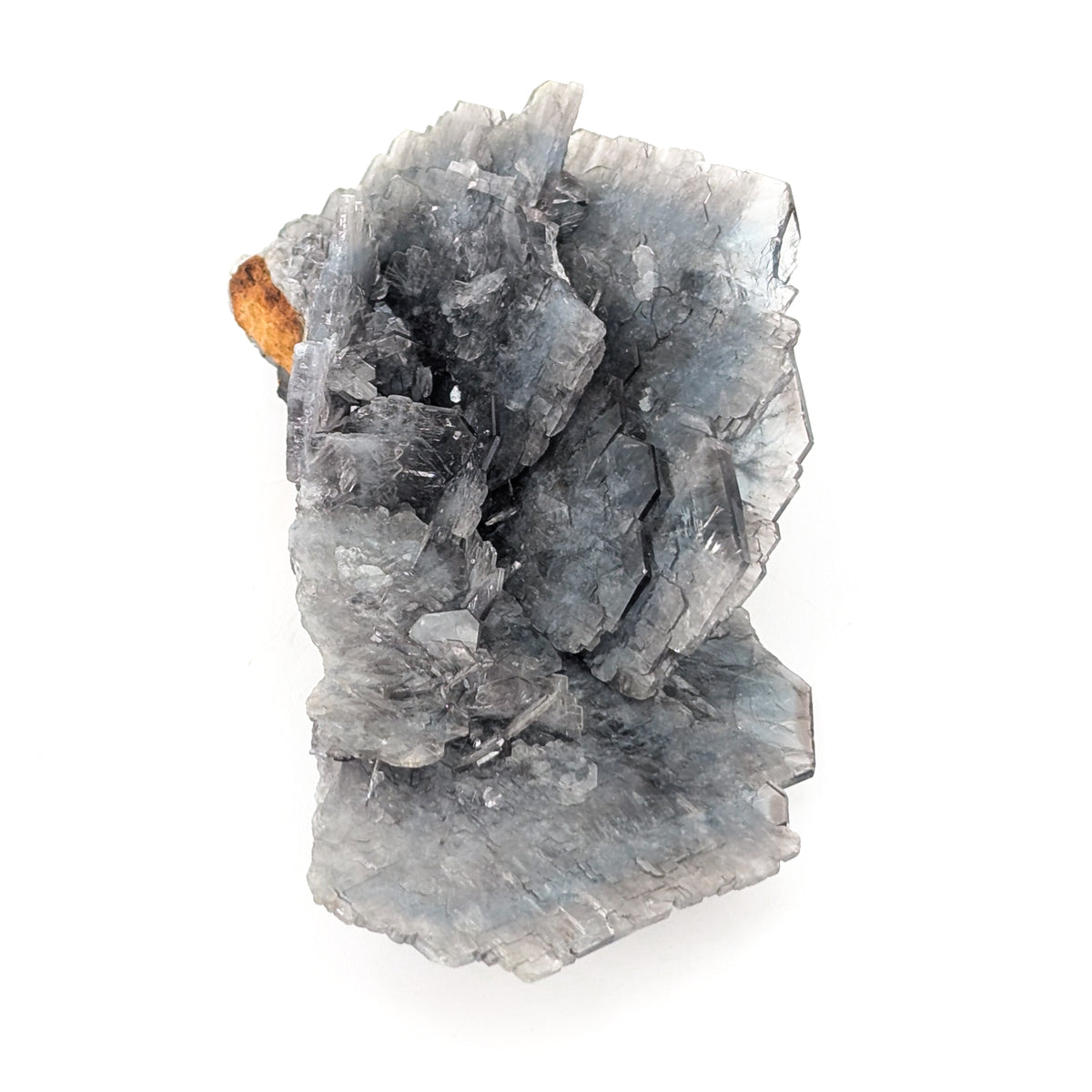 Blue Barite specimen, barium sulfate, from Cavnic Mine, Cavnic, Maramureș County, Romania.