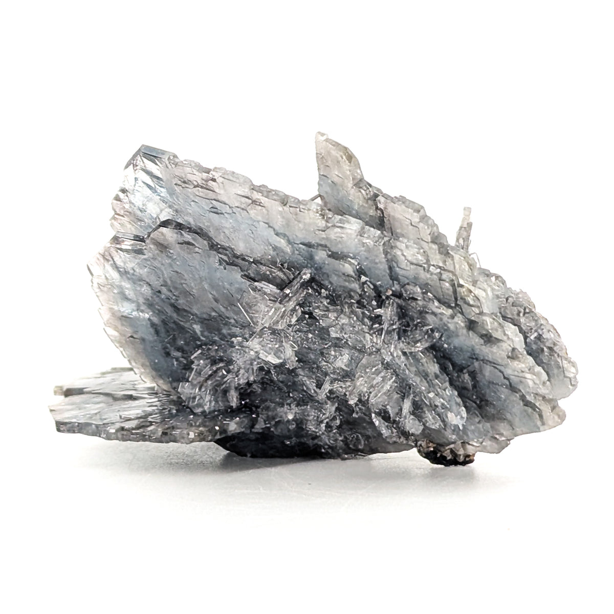 Blue Barite specimen, barium sulfate, from Cavnic Mine, Cavnic, Maramureș County, Romania.