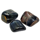 Blue Tiger's Eye (Hawk's Eye) - Tumble - South Africa - Root, Sacral, Solar Plexus Chakra