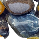 Blue Tiger's Eye (Hawk's Eye) - Tumble - South Africa - Root, Sacral, Solar Plexus Chakra