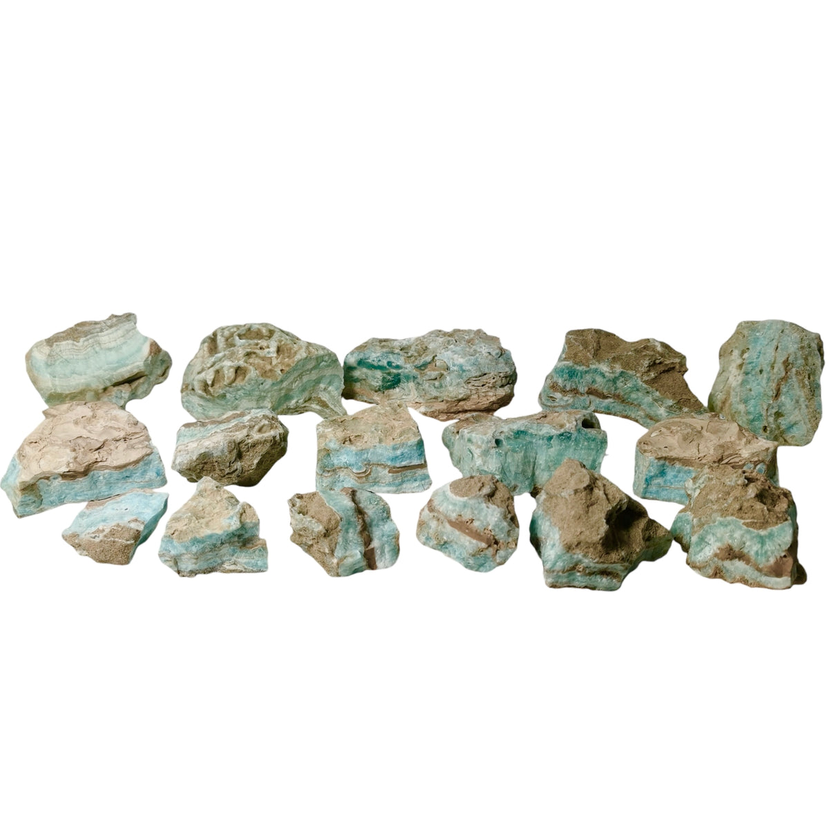 Blue Aragonite specimen.