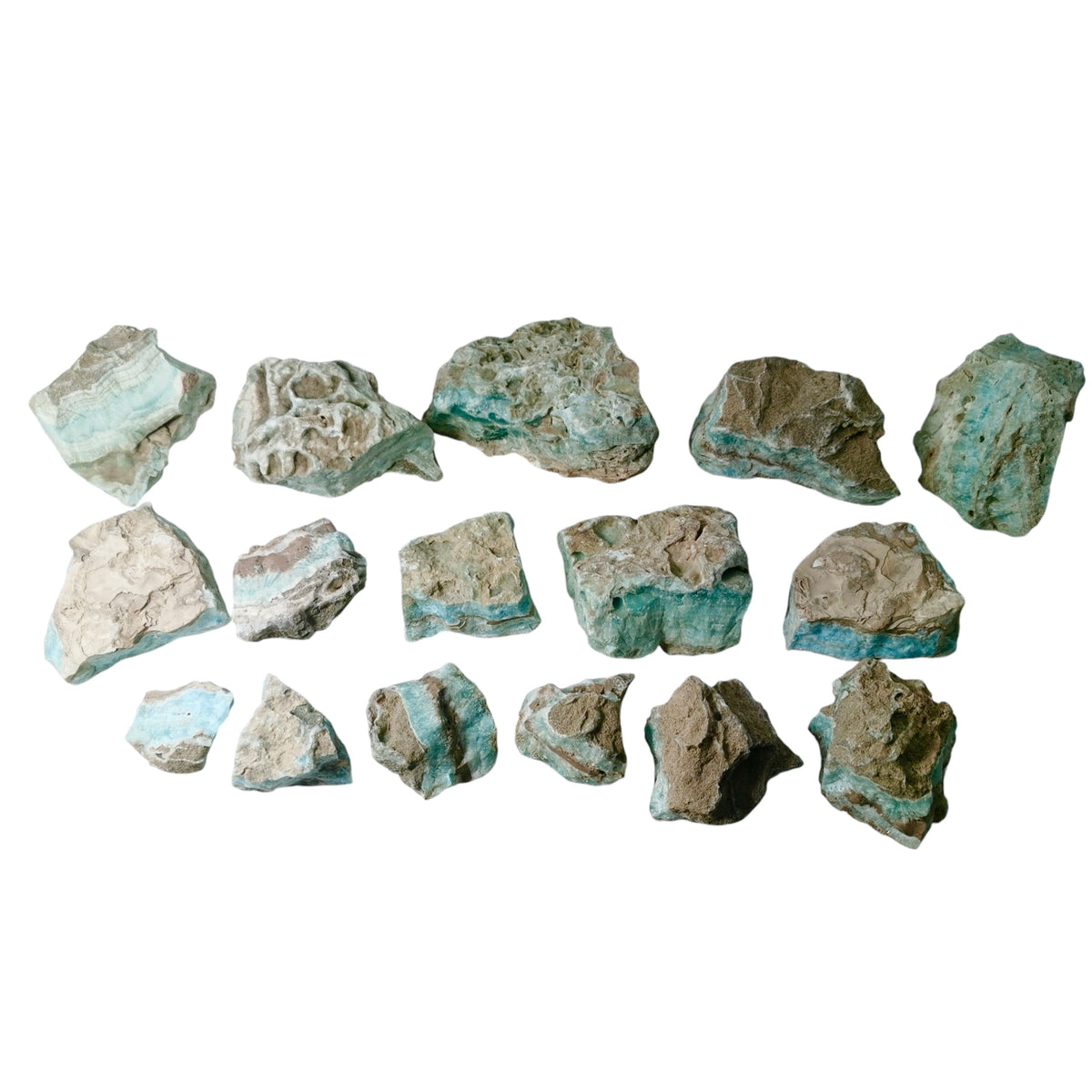 Blue Aragonite specimen.