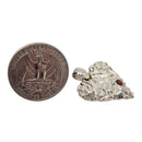 Broken Heart - Pendant - Broken Ox Creations - Red Garnet - Sterling Silver - BC, Canada 