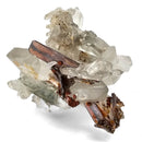 Brookite on Quartz - Specimen
