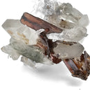 Brookite on Quartz - Specimen