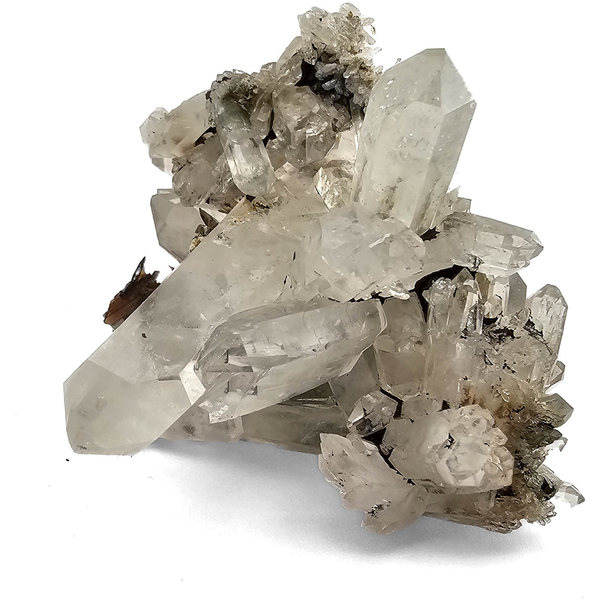 Brookite on Quartz specimen from Kharan District, Balochistan, Pakistan.