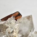 Brookite on Quartz - Specimen