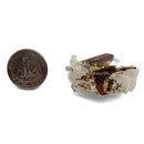 Brookite on Quartz - Specimen
