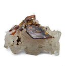 Brookite on Quartz - Specimen