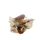 Brookite on Quartz - Specimen