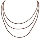 Brown Cord - Necklace