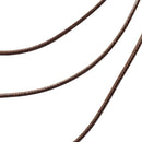Brown Cord - Necklace