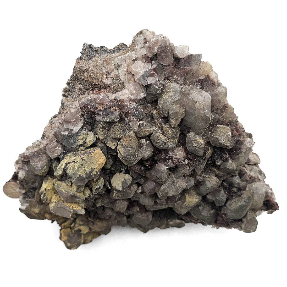 Calcite specimen, calcium carbonate, from Dundas Quarry, Ontario, Canada.