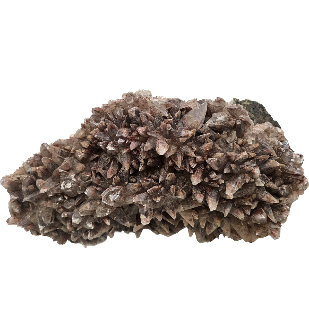 Pyrite on Dog Tooth Calcite specimen from Dundas Quarry, Ontario, Canada.