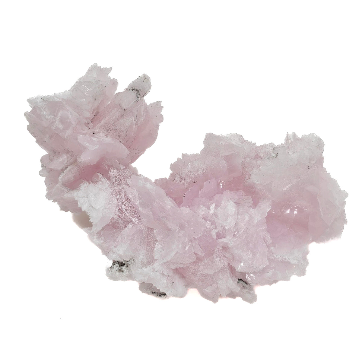 Pink Manganese Calcite mineral specimen, calcium carbonate, from Vtoroy Sovetskii Mine, Dalnegorsk, Primorsky Krai, Russia.
