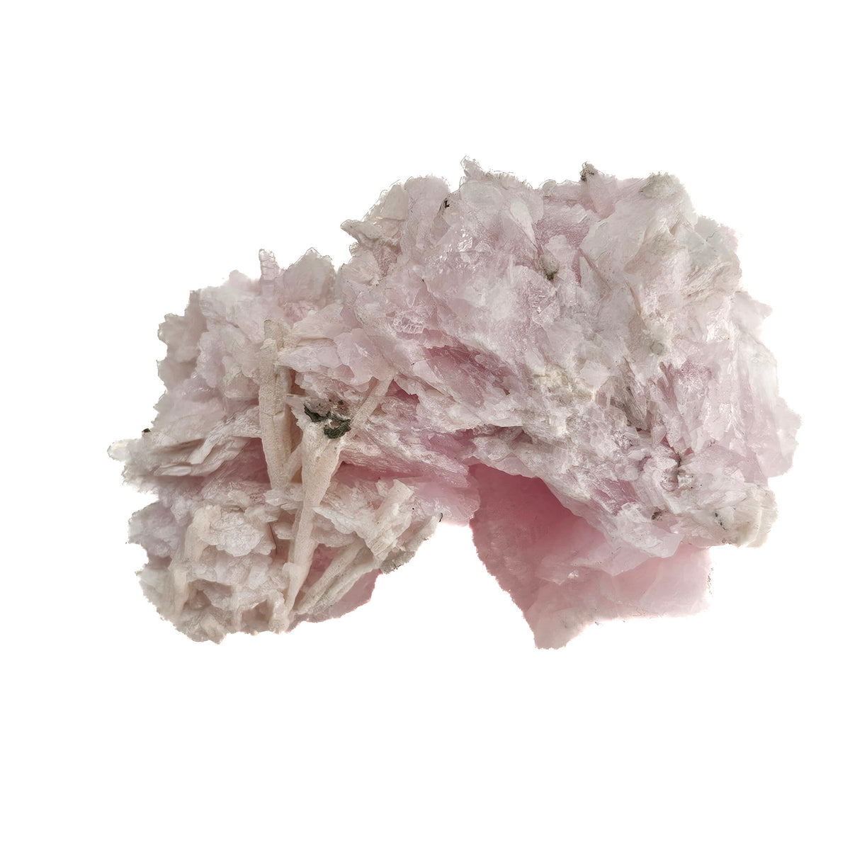 Pink Manganese Calcite mineral specimen, calcium carbonate, from Vtoroy Sovetskii Mine, Dalnegorsk, Primorsky Krai, Russia.