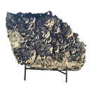 Calcite on Smoky Quartz - Statement Specimen