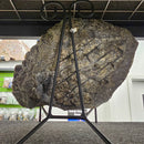 Calcite on Smoky Quartz - On Stand - Statement Specimen - Romania