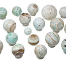 Caribbean Calcite - Spheres -  Pakistan/Afghanistan - Throat and Third Eye Chakras