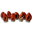 Carnelian Druzy - Egg