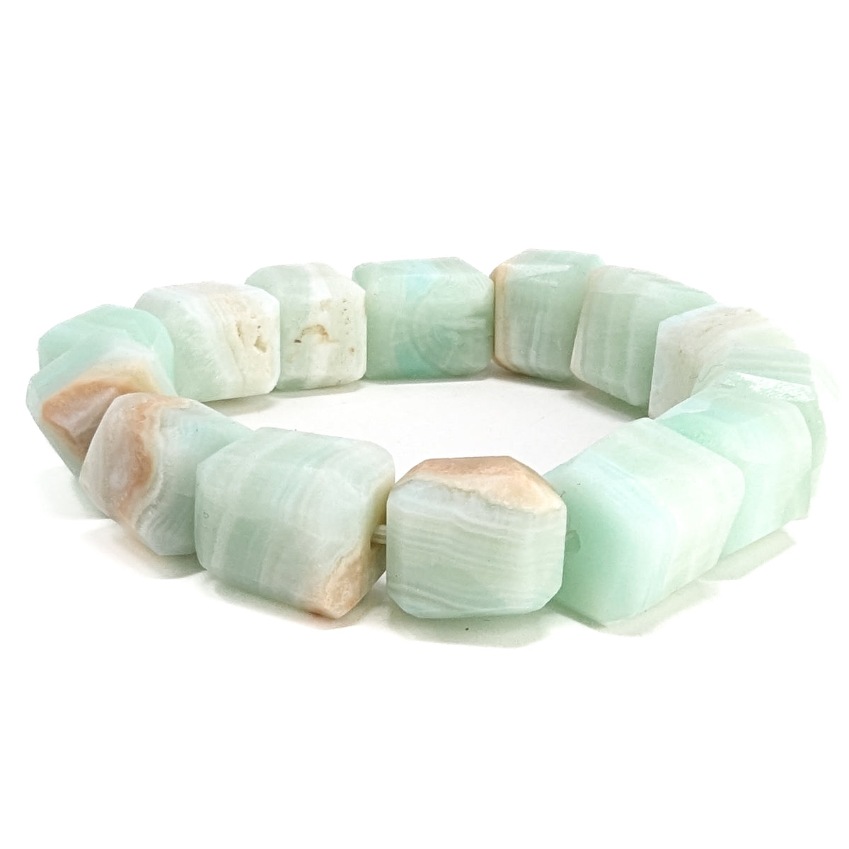 Caribbean calcite bead bracelet – single bracelet