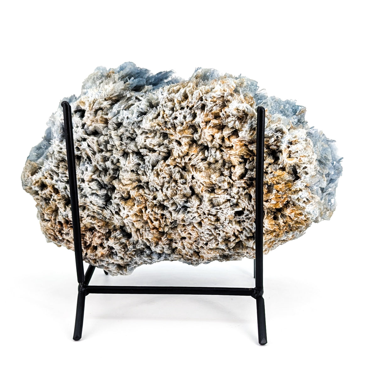 Cavnic Blue Barite specimen, barium sulfate, from Cavnic Mine, Cavnic, Maramureș County, Romania.