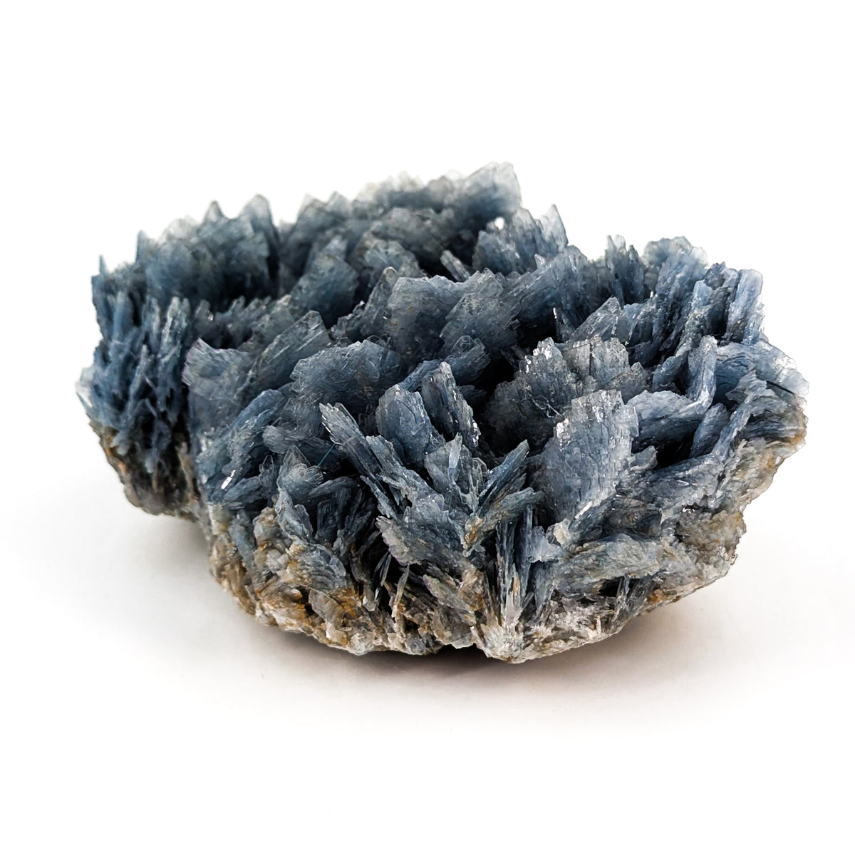 Cavnic Blue Barite specimen, barium sulfate, from Cavnic Mine, Cavnic, Maramureș County, Romania.
