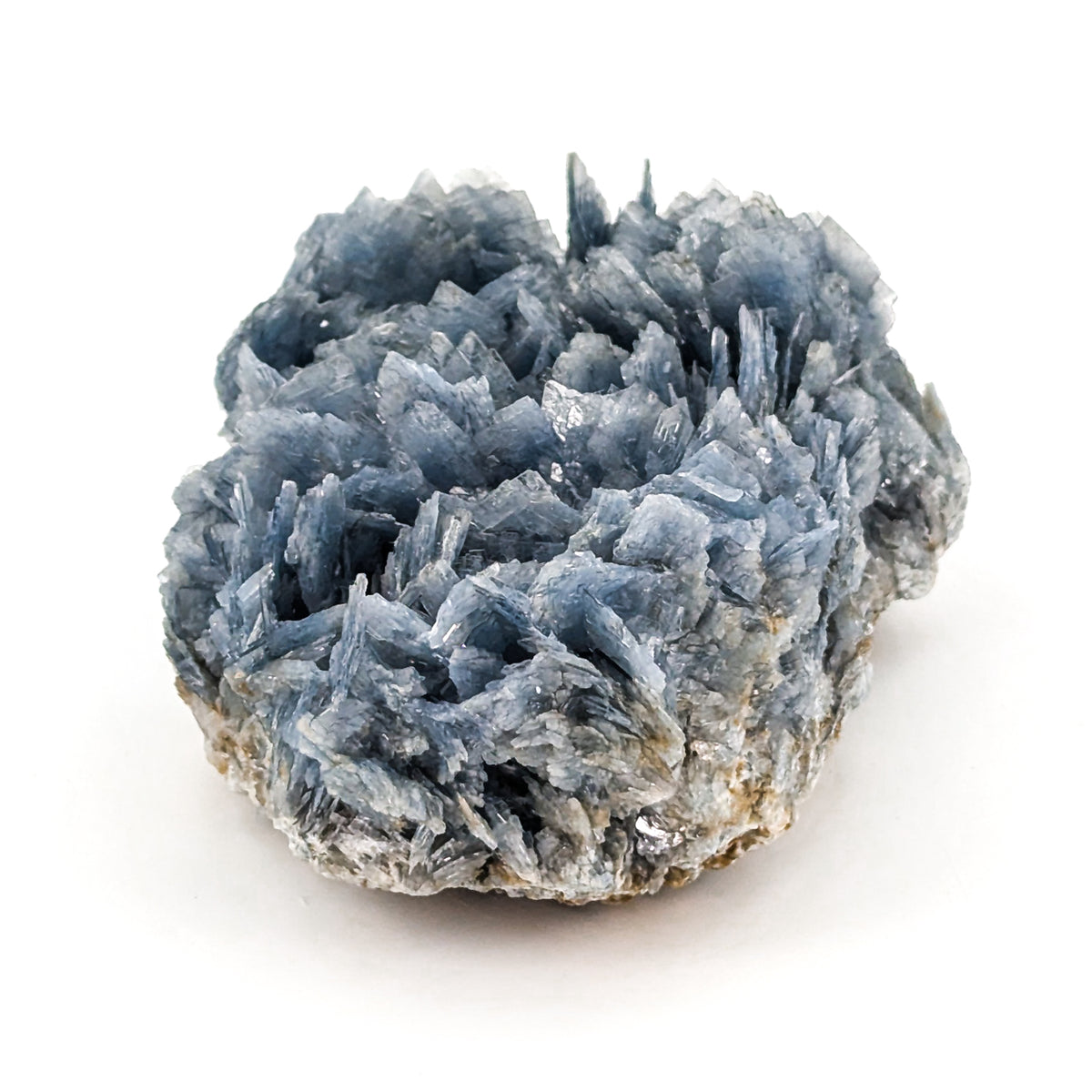 Cavnic Blue Barite specimen, barium sulfate, from Cavnic Mine, Cavnic, Maramureș County, Romania.