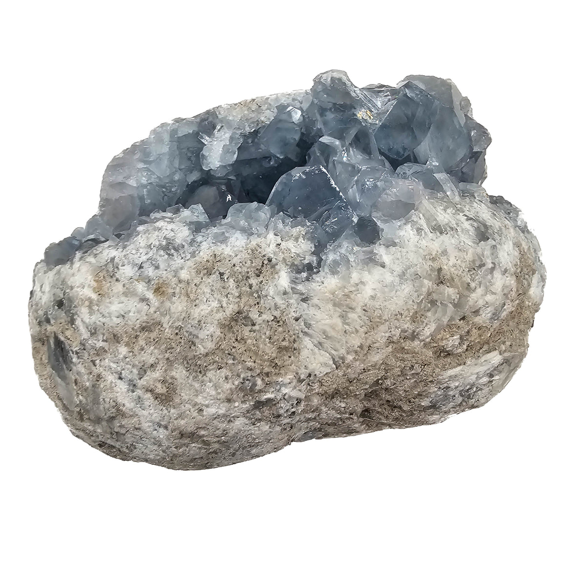 Celestite specimen from Sakoany area, Mahajanga Province, Madagascar.