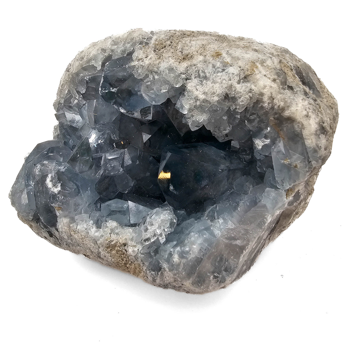 Celestite specimen from Sakoany area, Mahajanga Province, Madagascar.
