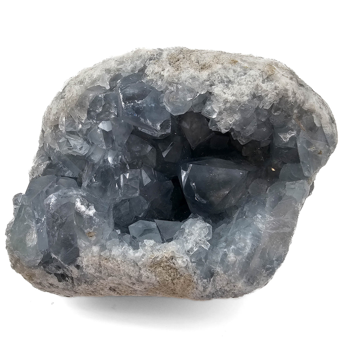 Celestite specimen from Sakoany area, Mahajanga Province, Madagascar.