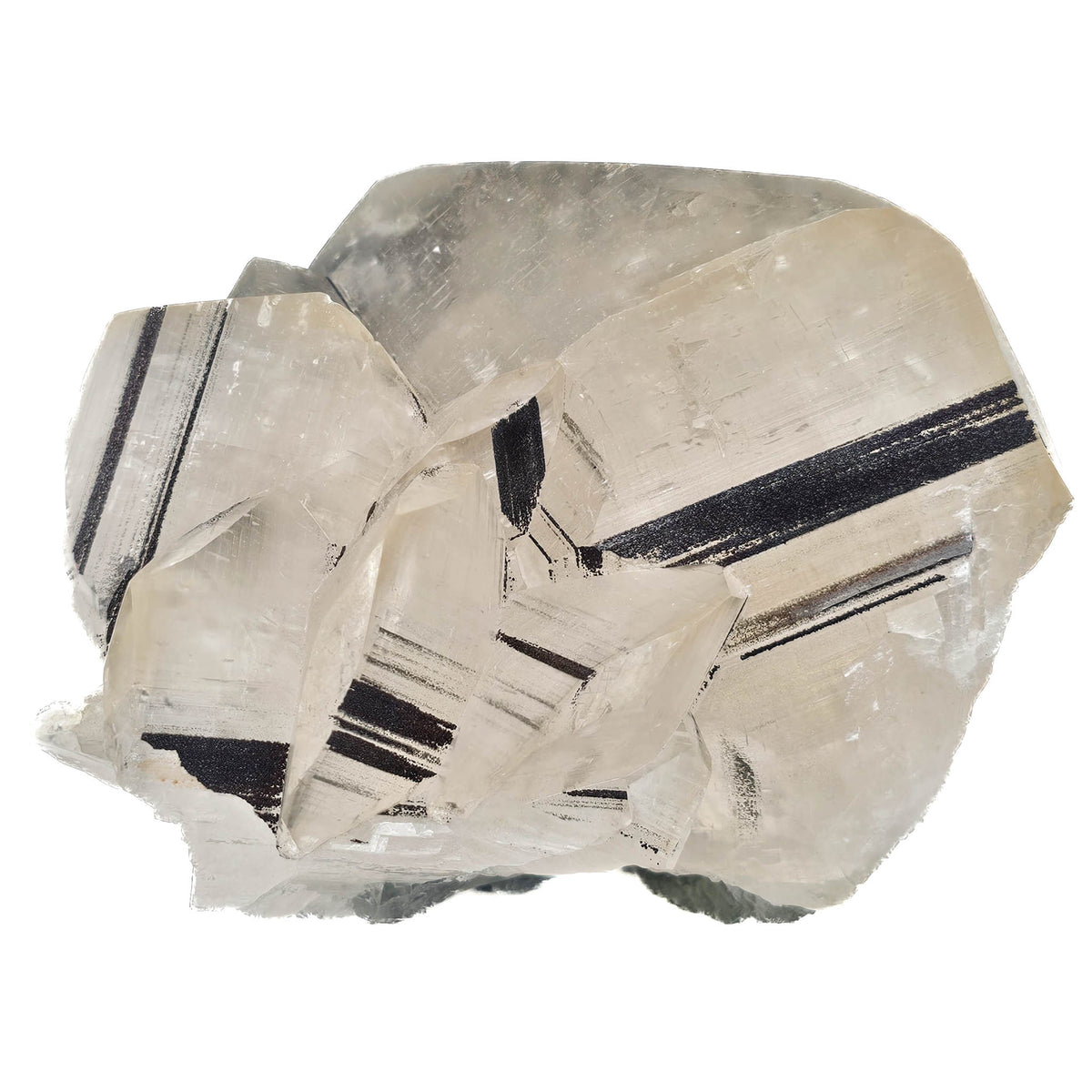 Mercedes Calcite (Chalcopyrite on Calcite) specimen from Daye Mine, Huangshi, Hubei Province, China.