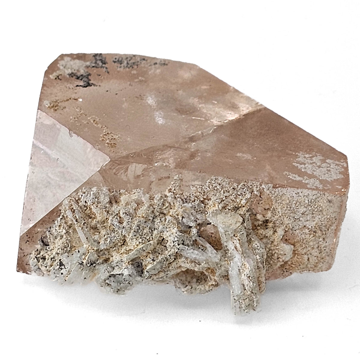 Champagne Topaz specimen from Katlang Topaz Mines, Khyber Pakhtunkhwa, Pakistan.
