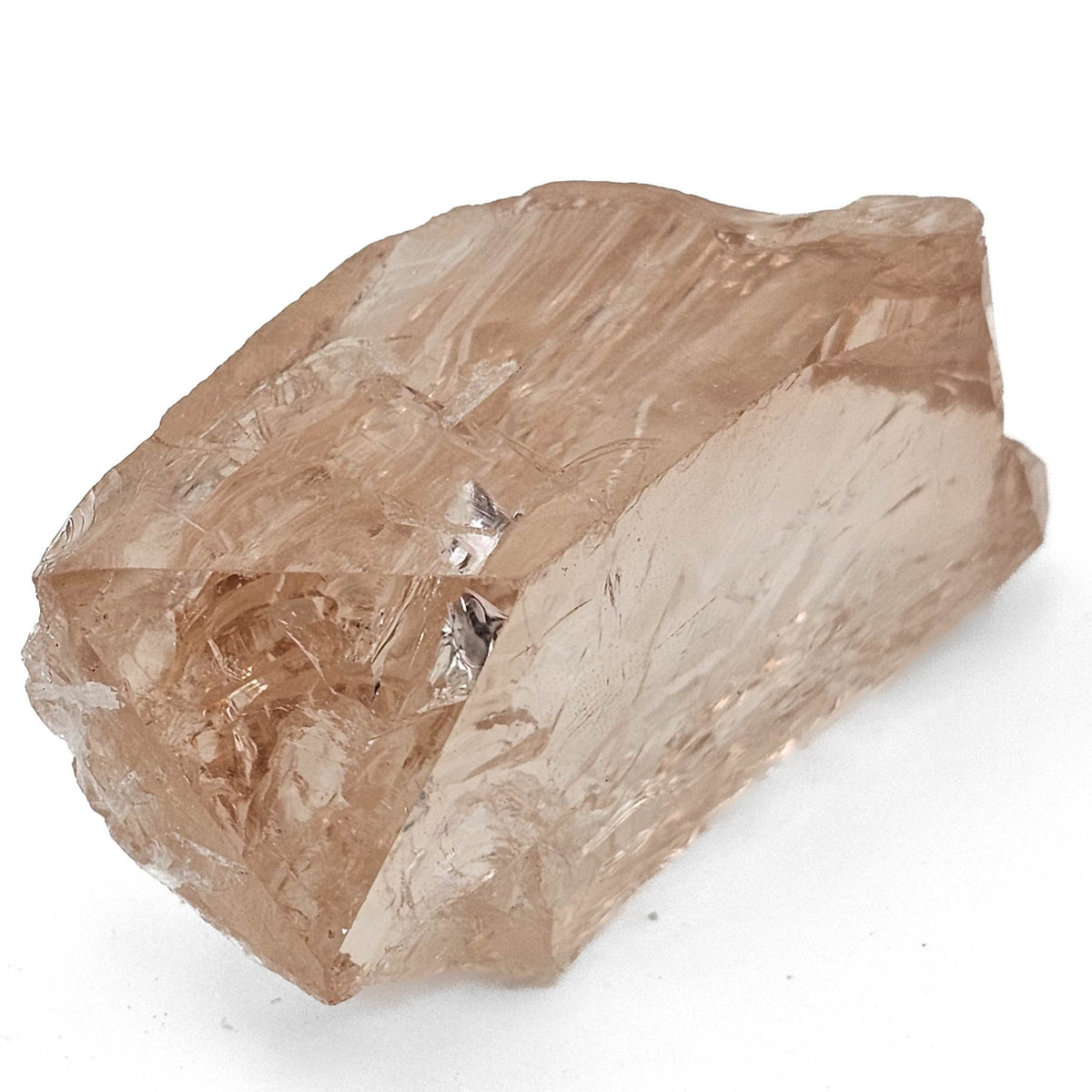 Champagne Topaz specimen from Katlang Topaz Mines, Khyber Pakhtunkhwa, Pakistan.