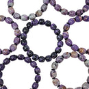 Charoite - Barrel Bead Bracelet