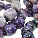 Charoite - Barrel Bead Bracelet