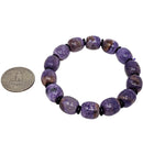 Charoite - Barrel Bead Bracelet