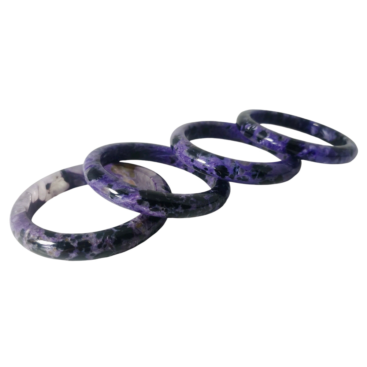 Charoite bangle.