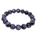 Charoite - Round Bead Bracelet - Russia - Crown chakra
