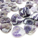 Chevron Amethyst - Mini Heart