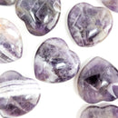 Chevron Amethyst - Mini Heart