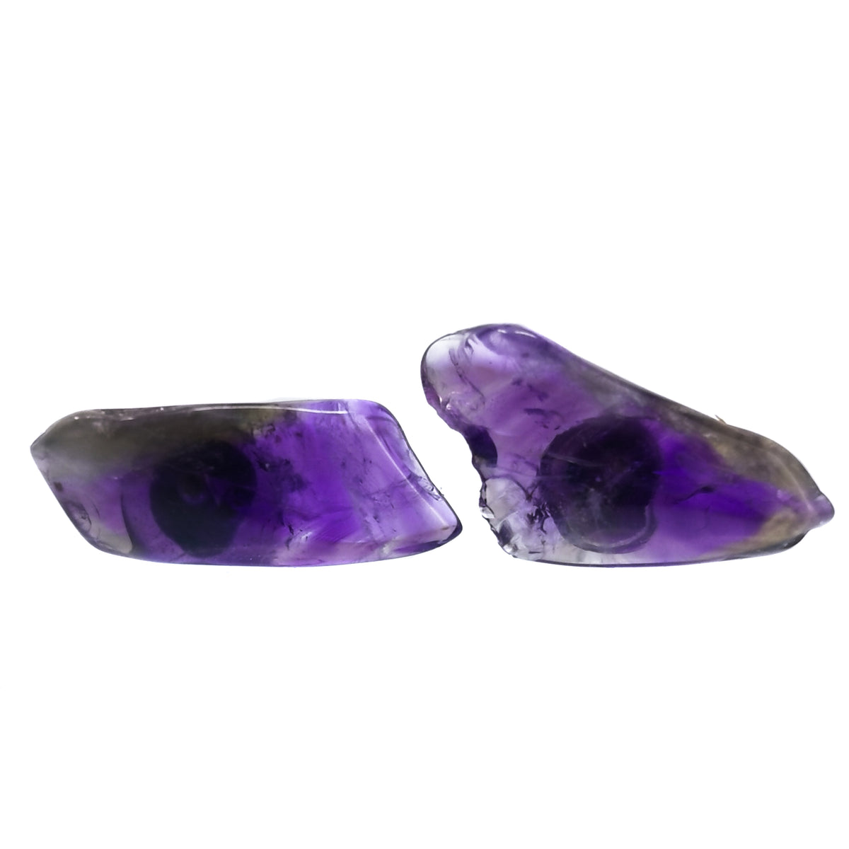 Chip stud earrings, assorted stones in sterling silver, photo 9 of 12