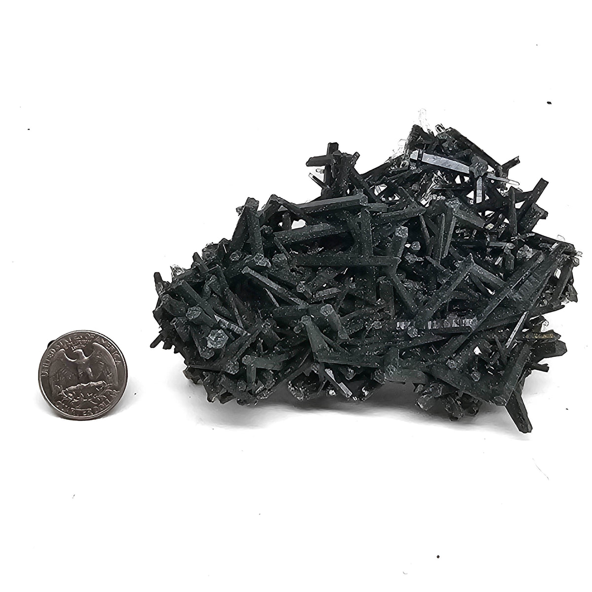 Chlorite Quartz specimen from Ganesh Himal region, Bagmati, Nepal.