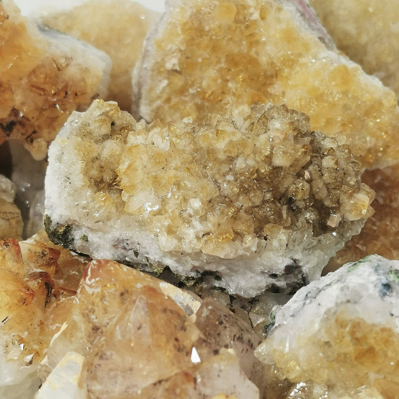 Citrine (Heated) Druzy - C Grade - Mineral