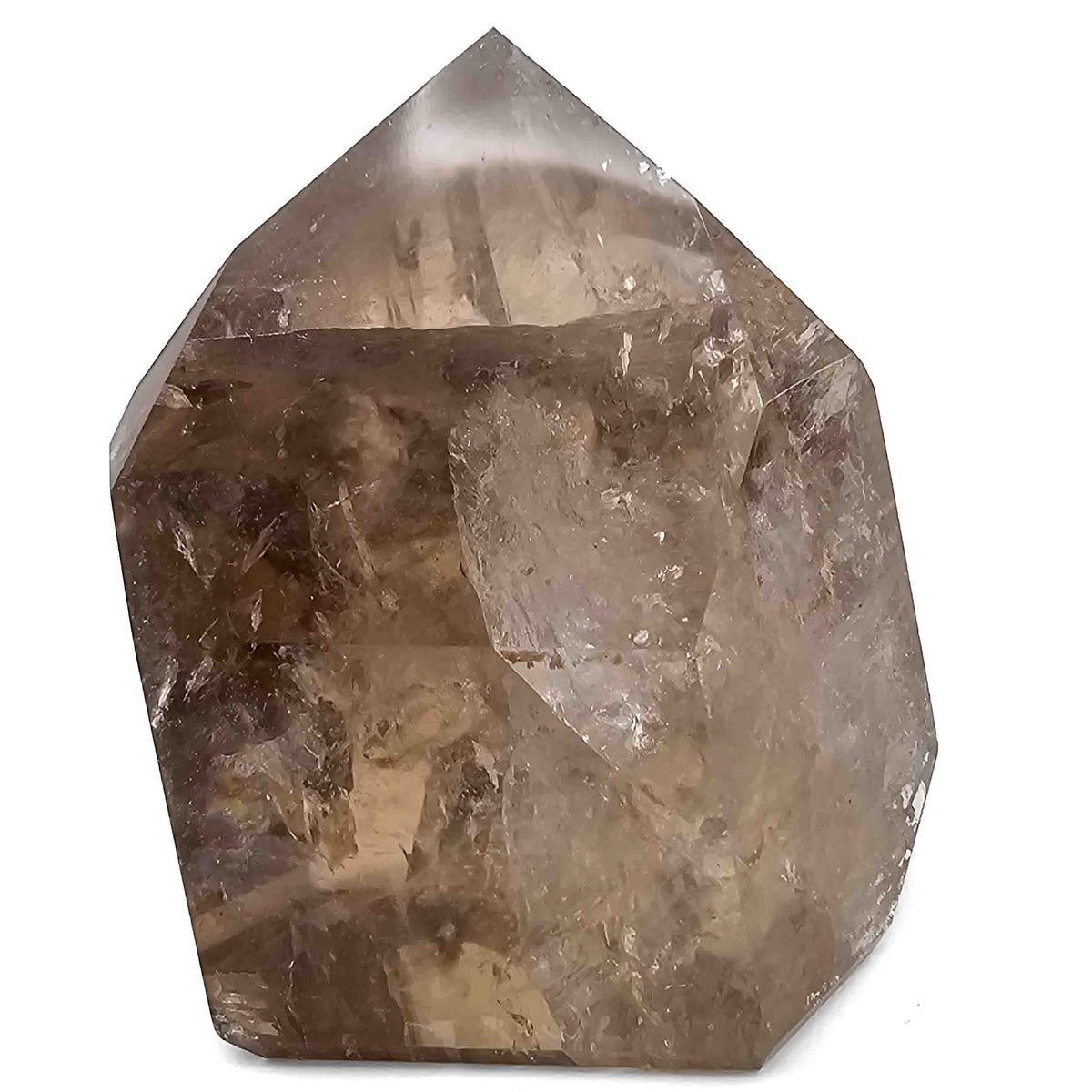 Smoky Citrine specimen, a variety of quartz, from Minas Gerais, Brazil.