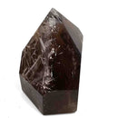 Smoky Quartz w White Rutile - Polished Freeform